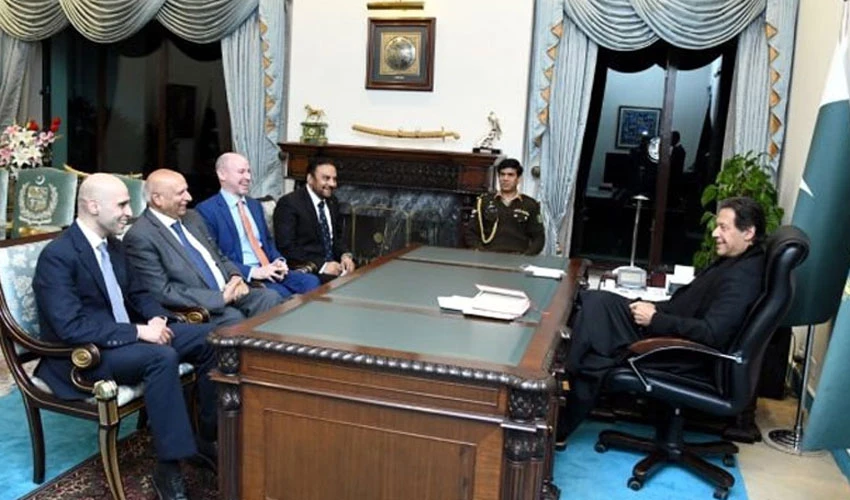 Prime Minister Imran Khan meets Britain’s Lord Hanan