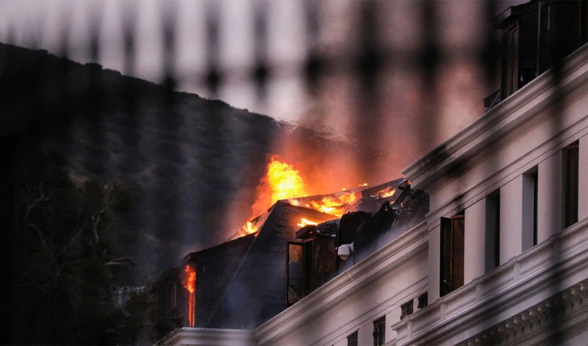 South Africa parliament blaze contained, National Assembly 'completely destroyed'