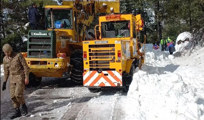 All snow-affected highways in Murree reopened: ISPR