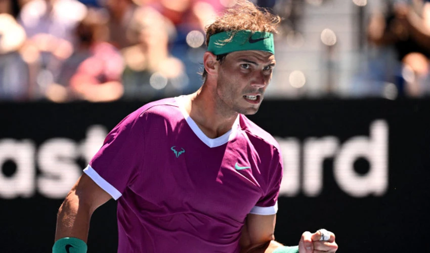 'Improving' Spanish tennis player Nadal seals third round spot with comfortable win