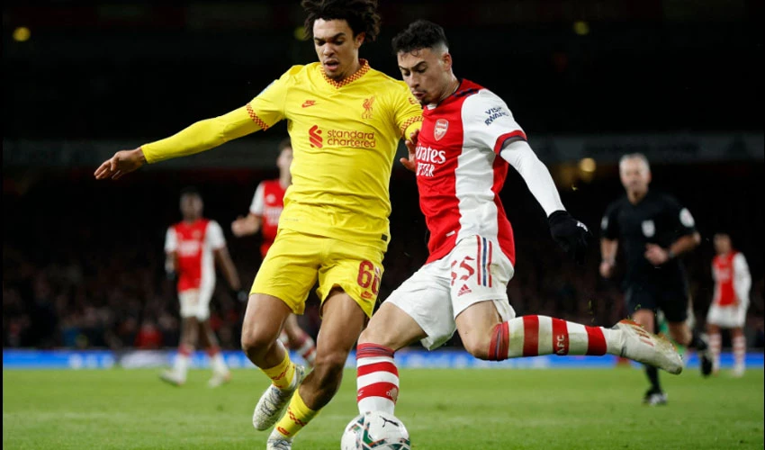 Soccer: Jota at the double as Liverpool beat Arsenal to reach League Cup final