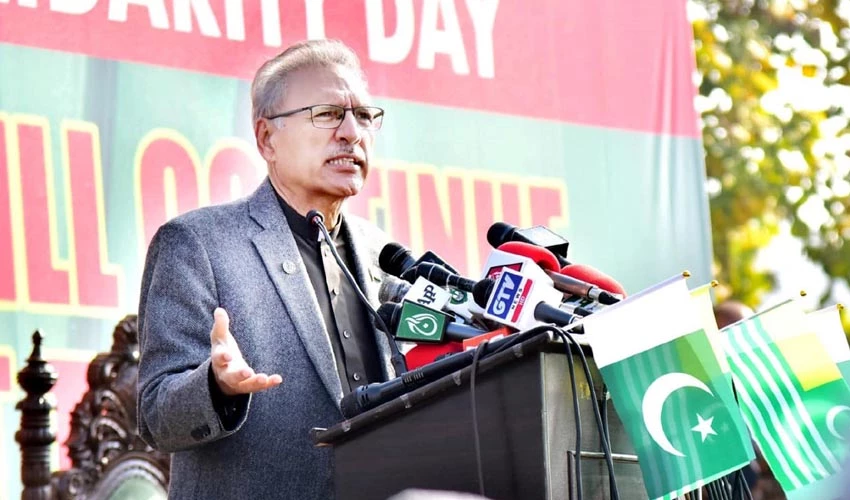 President Dr Arif Alvi says India proves daily that two-nation theory was right