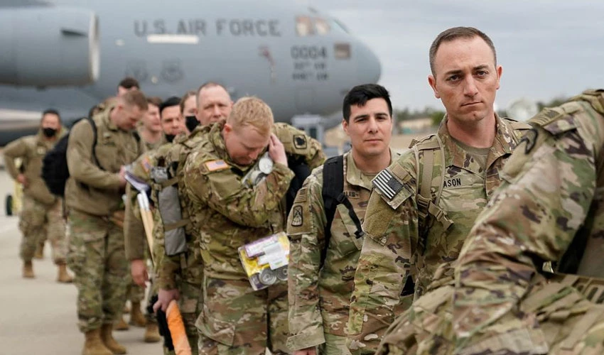 US troop reinforcements arrive in Poland