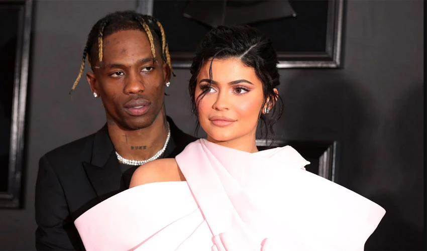 American businesswoman Kylie Jenner appears to announce birth of baby boy