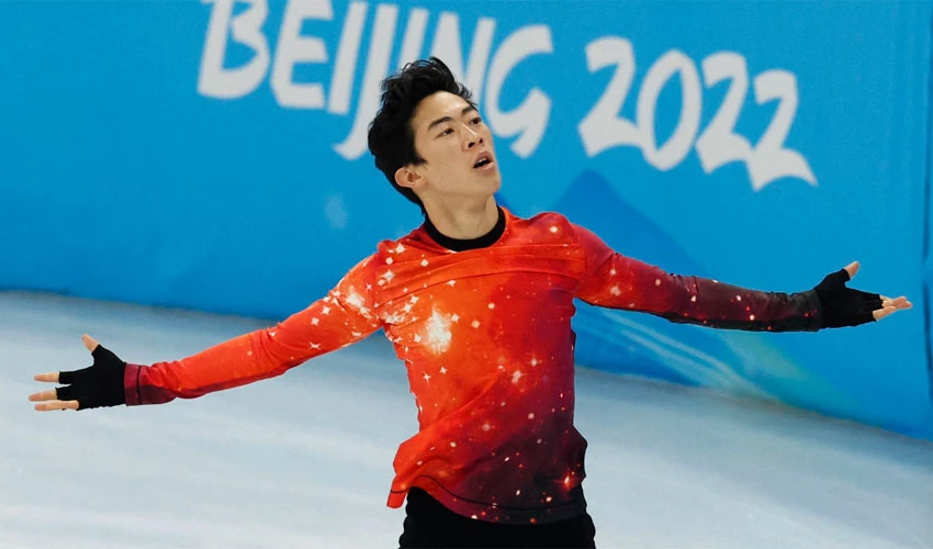 American star Chen wins gold in Olympic figure skating, Hanyu fourth