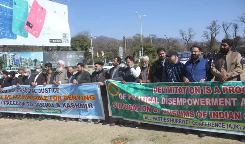 APHC-AJK holds anti-India protest in Islamabad