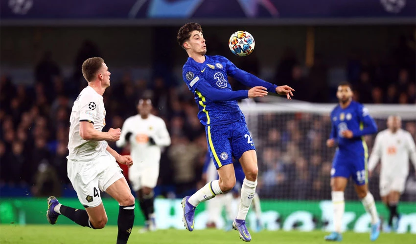 German footballer Havertz and American soccer player Pulisic earn Chelsea 2-0 win over Lille