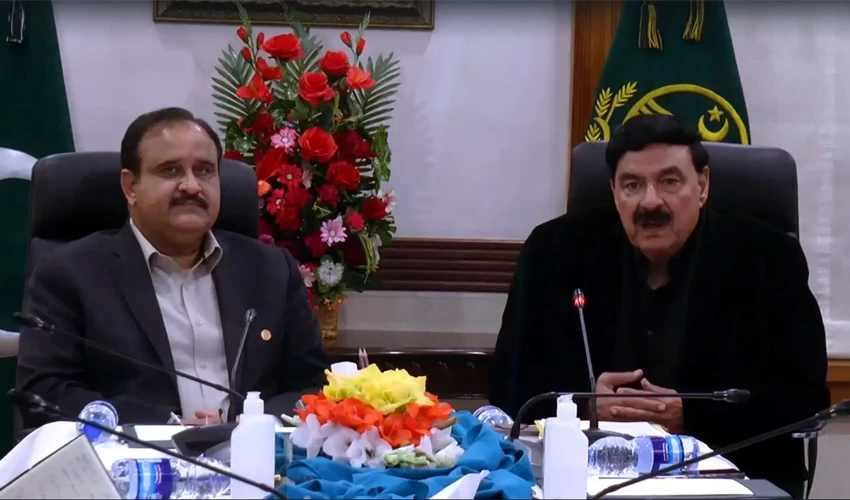 Punjab CM Usman Buzdar, Interior Minister Sheikh Rasheed discuss political situation