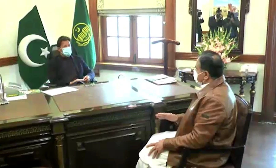 PM Imran Khan, Punjab CM Usman Buzdar exchange views on opposition's no-confidence motion