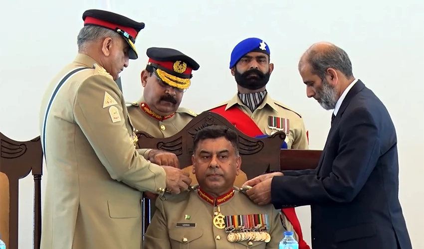 COAS Qamar Bajwa installs Maj Gen Usman Haq as Colonel Commandant of Army Service Corps
