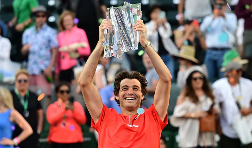 American tennis player Fritz ends Nadal win streak to lift Indian Wells title