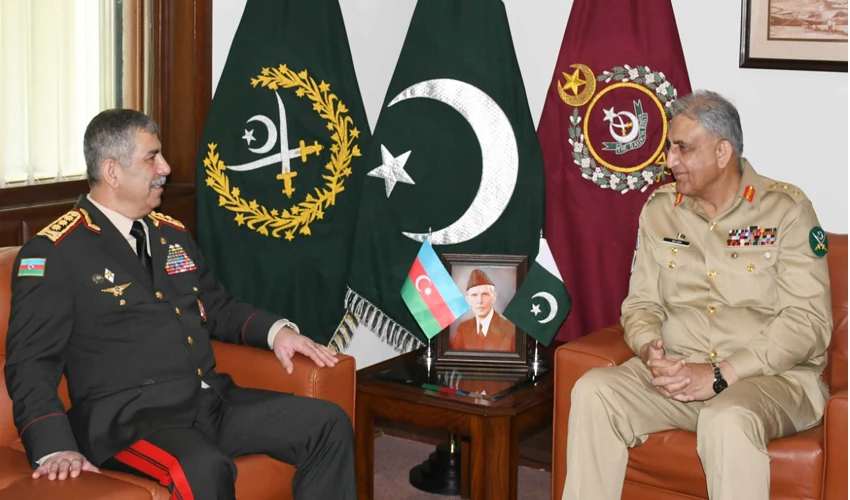 COAS Qamar Bajwa, Azerbaijan defence minister discuss bilateral cooperation in various fields