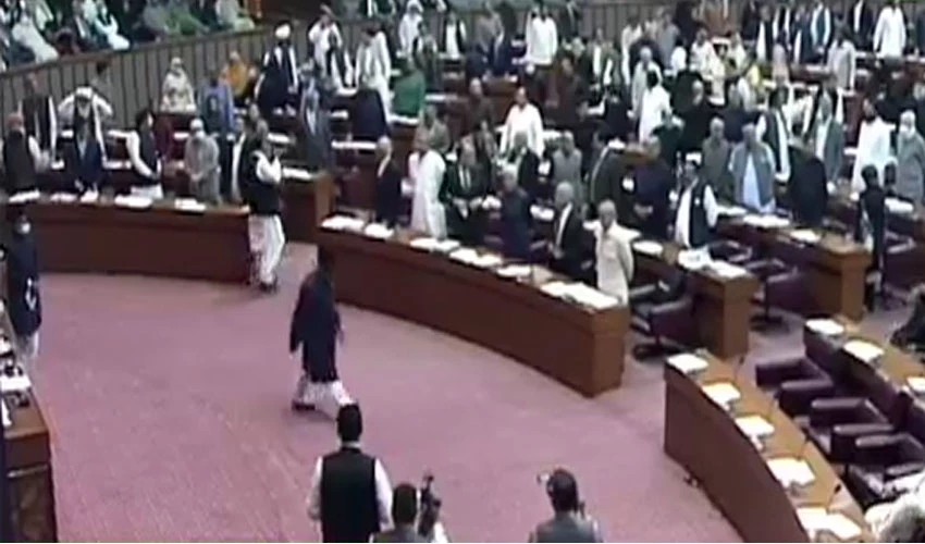 NA session on no-confidence motion will continue till April 3