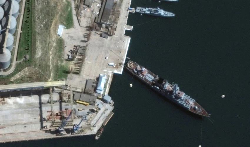Blast cripples Black Sea flagship, Ukraine claims missile strike, says Russia