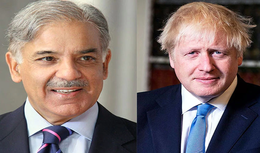 Boris Johnson congratulates Shehbaz Sharif on his election