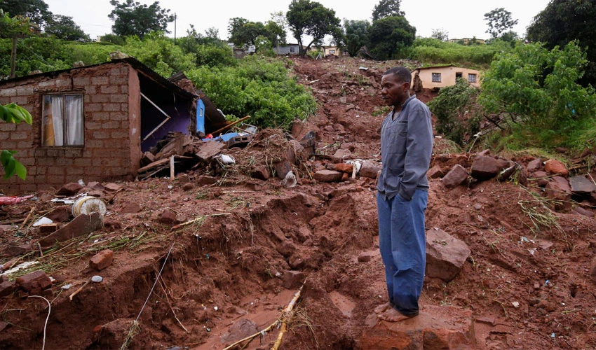 More rain lashes South Africa's flood ravaged east