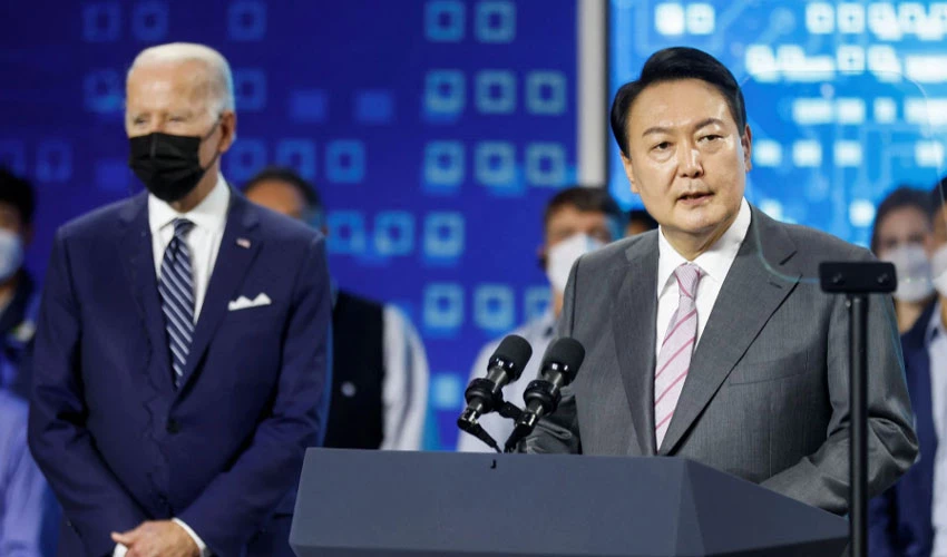 Biden, South Korea's Yoon vow to deter North Korea while offering COVID aid