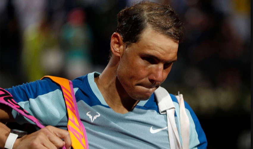Nadal knocked out of Italian Open by Shapovalov in last-16