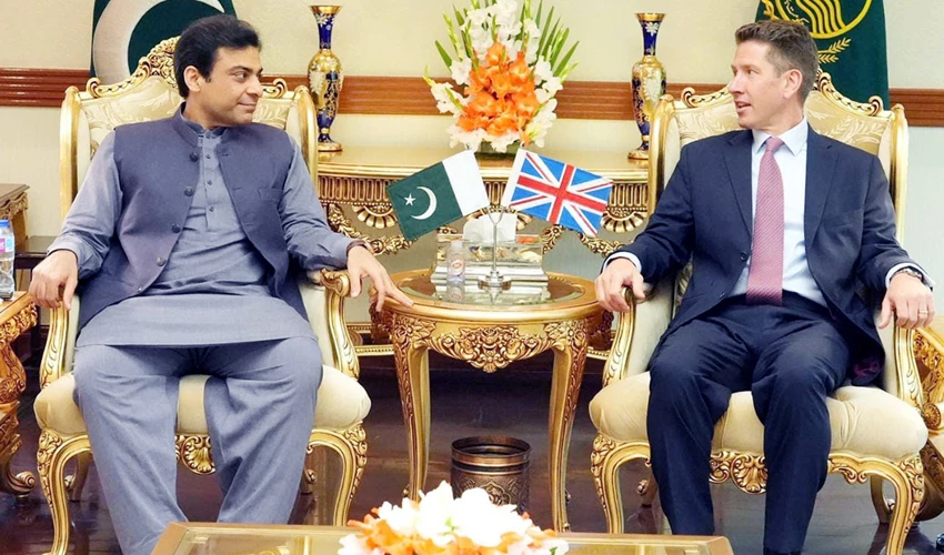 Punjab CM Hamza, British high commissioner discuss promotion of bilateral relations