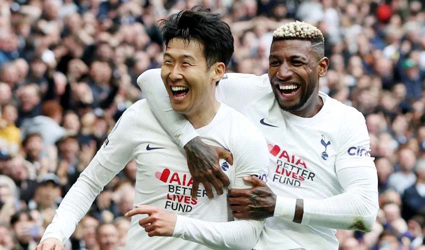 South Korean football player Son Heung-min double boosts Spurs' top-four hopes