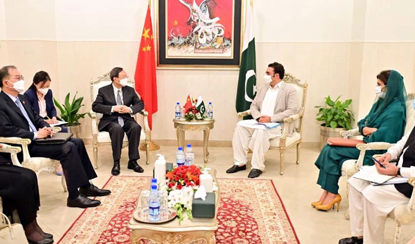 FM, senior Chinese diplomat exchange views on regional and global issues of mutual interest