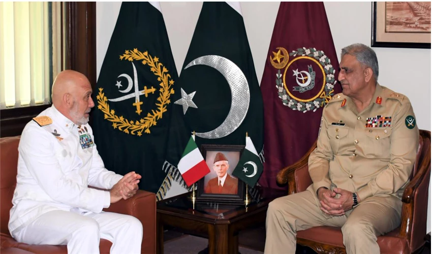 Pakistan earnestly looks forward to enhance multi-domain relations with Italy: COAS Qamar Bajwa
