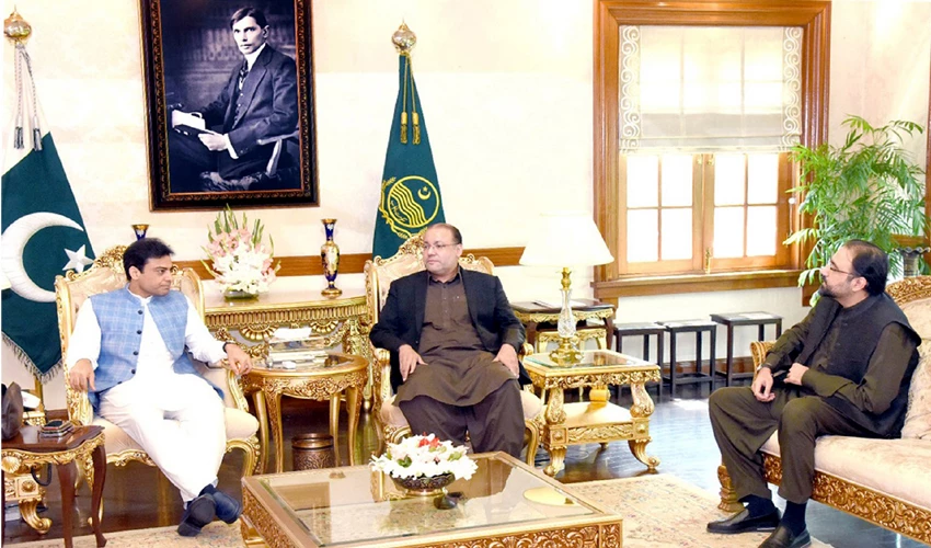 Punjab CM Hamza Shehbaz, federal ministers discuss matters of mutual interest