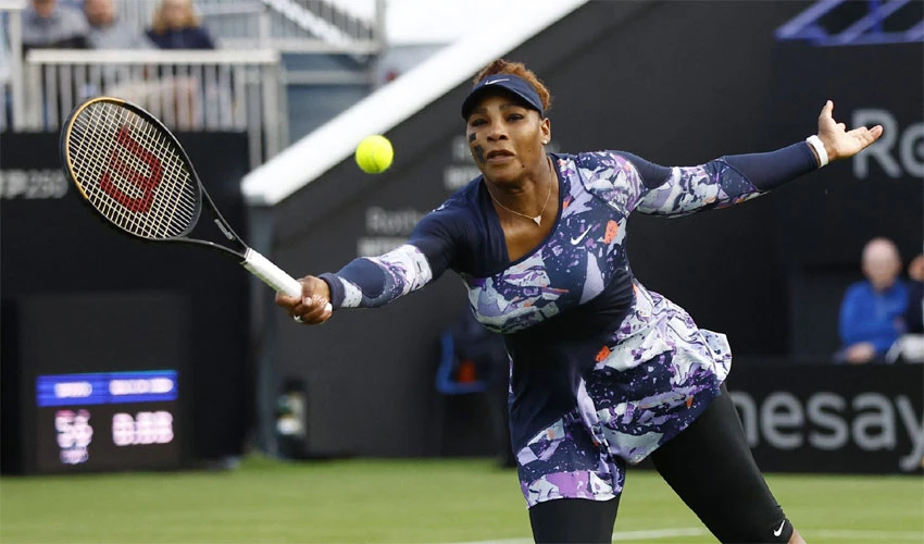Tennis: Serena Williams makes winning return after year out in Eastbourne doubles
