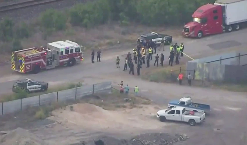 Two Mexicans charged after death of 51 migrants in sweltering Texas truck