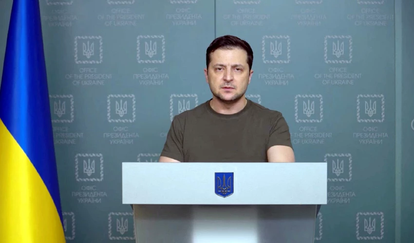 Zelensky says 'victory will be ours', on day 100 of Russian invasion