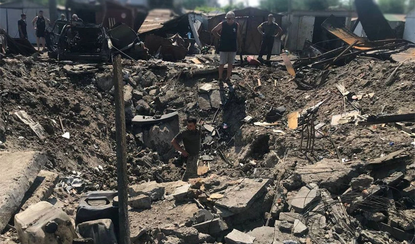 Blasts rock Ukraine's Mykolaiv after missiles kill 21 near Odesa