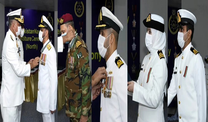 Military awards conferred on Pakistan Navy personnel