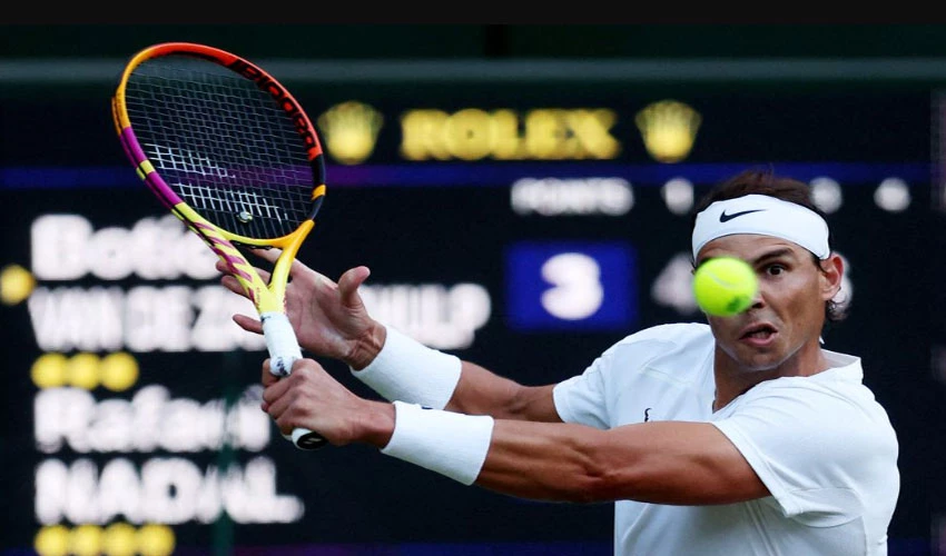 Nadal swats away Van de Zandschulp to march into Wimbledon quarters