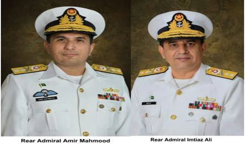 Navy promotes two officers to ranks of Rear Admiral