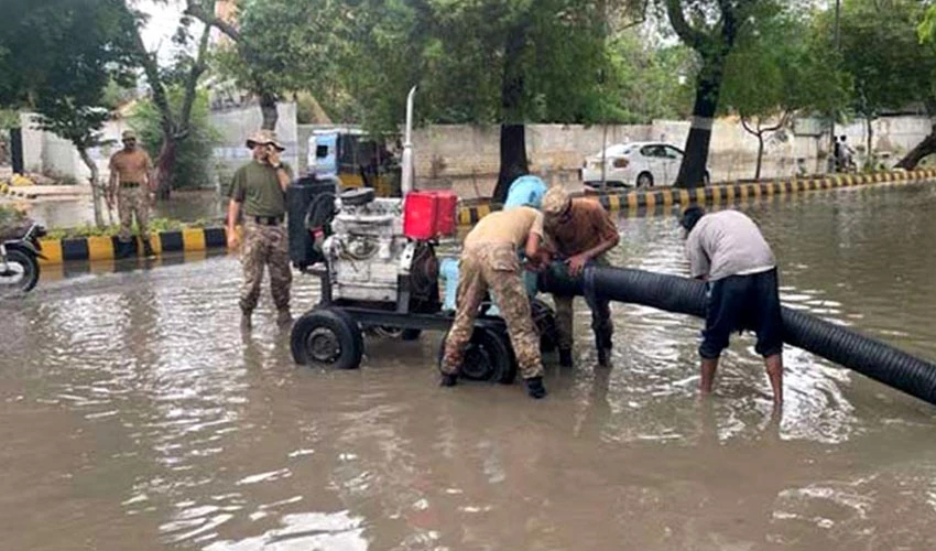 Rescue activities underway in rain, flood-hit areas in Balochistan
