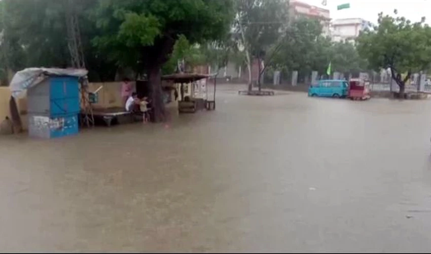 Incessant rain inundates several areas in Karachi