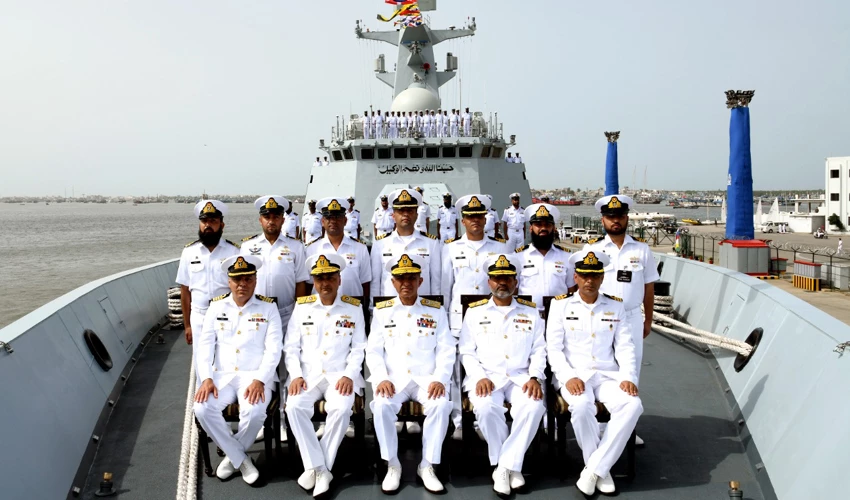 Pakistan Navy inducts 2nd 054 A/P multi-role frigate Taimur in fleet