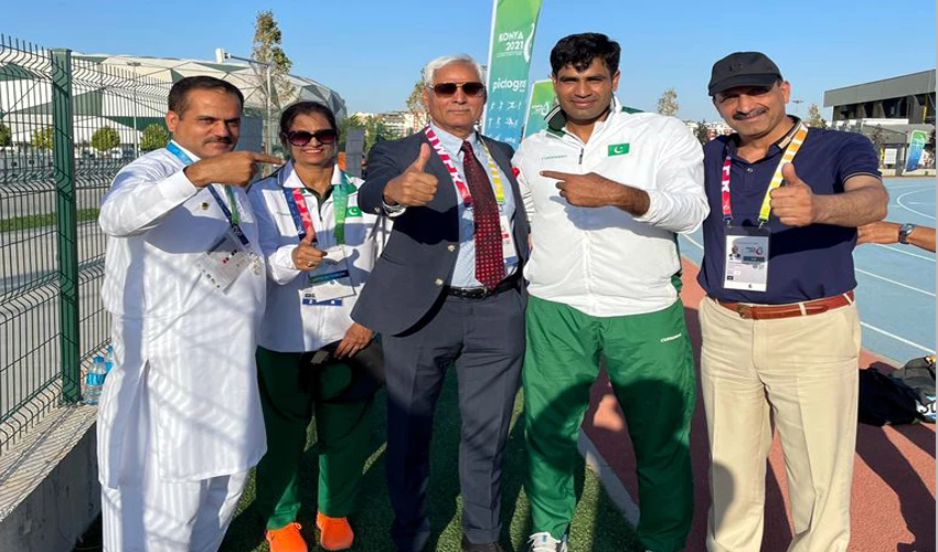 Star athlete Arshad Nadeem wins another gold at Islamic Solidarity Games