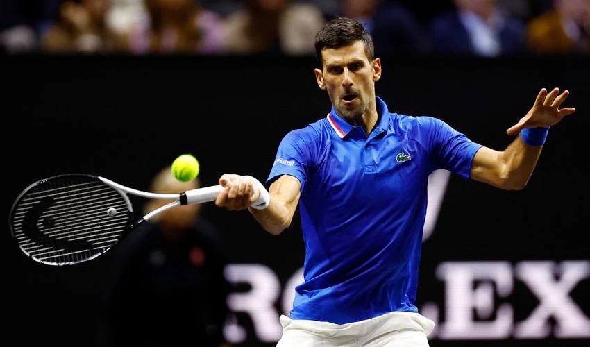 Tennis: Djokovic dazzles on return to action at Laver Cup