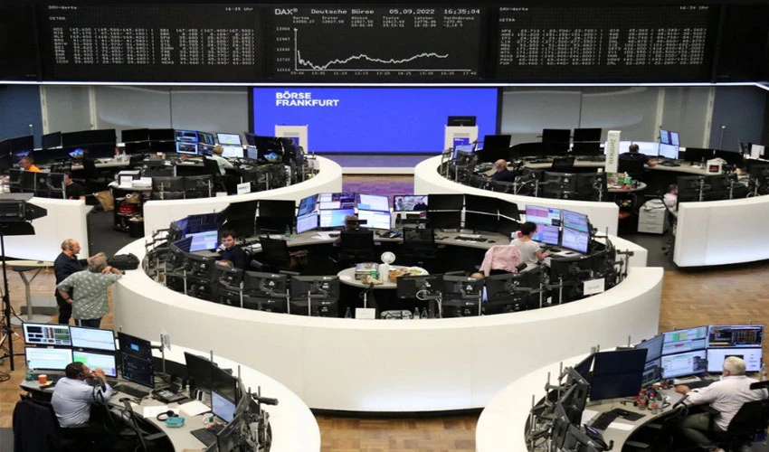 European shares find footing after rough start to week
