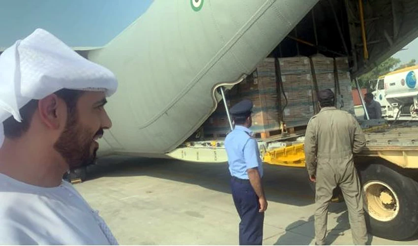 Pakistan receives 12th relief flight from UAE