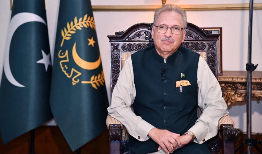 President Arif Alvi calls for unity among political leadership to cope with challenges in view of floods