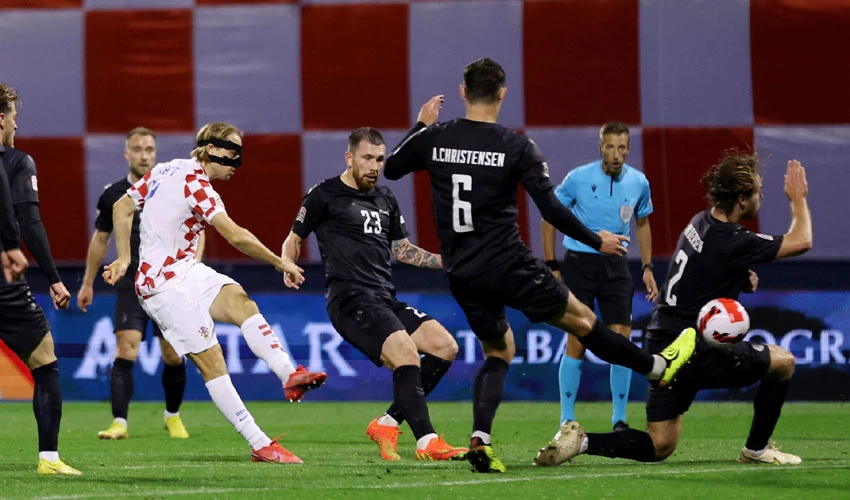 Soccer: Croatia beat Denmark 2-1 to top Nations League group