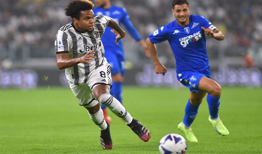 Soccer: Under-pressure Juventus cruise to 4-0 win over Empoli