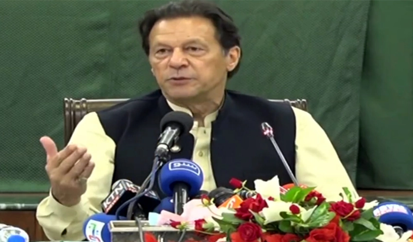 Imran Khan announces long march from Lahore on Friday