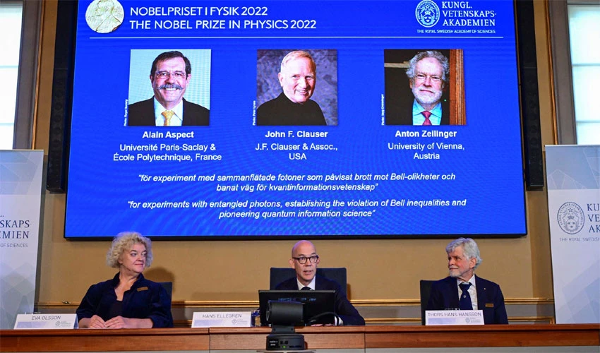 Sleuths of 'spooky' quantum science win Nobel physics prize