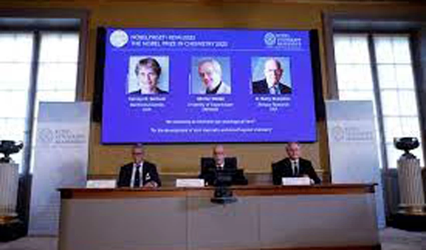 US duo and Dane win Nobel Prize for 'click chemistry'
