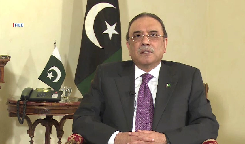 One person is crossing every line to spread chaos in the country,says Asif Zardari