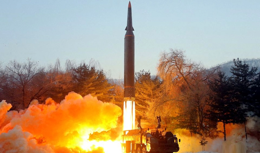 North Korea fires artillery barrage into buffer zone: Seoul