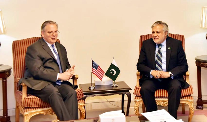 Ishaq Dar apprises US envoy about ongoing post-flood rehabilitation projects